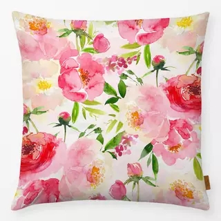 Kissen Pink Sommer Blumen