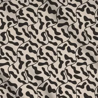 Meterware Blockprint Sommer Blumen 5