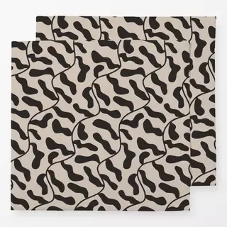Servietten Blockprint Sommer Blumen 5