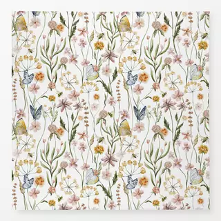 Tischdecke Trockenblumen Wiese 1