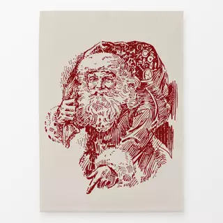 Geschirrtücher Vintage Weihnachtsmann