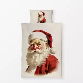 Bettwäsche Vintage Weihnachtsmann
