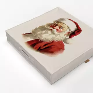 Bodenkissen Vintage Weihnachtsmann