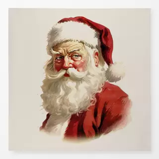 Tischdecke Vintage Weihnachtsmann