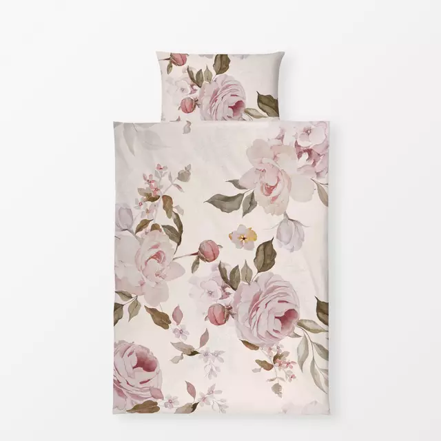 Bettwäsche Sommer Vintage Rosen Blush von Uta Naumann