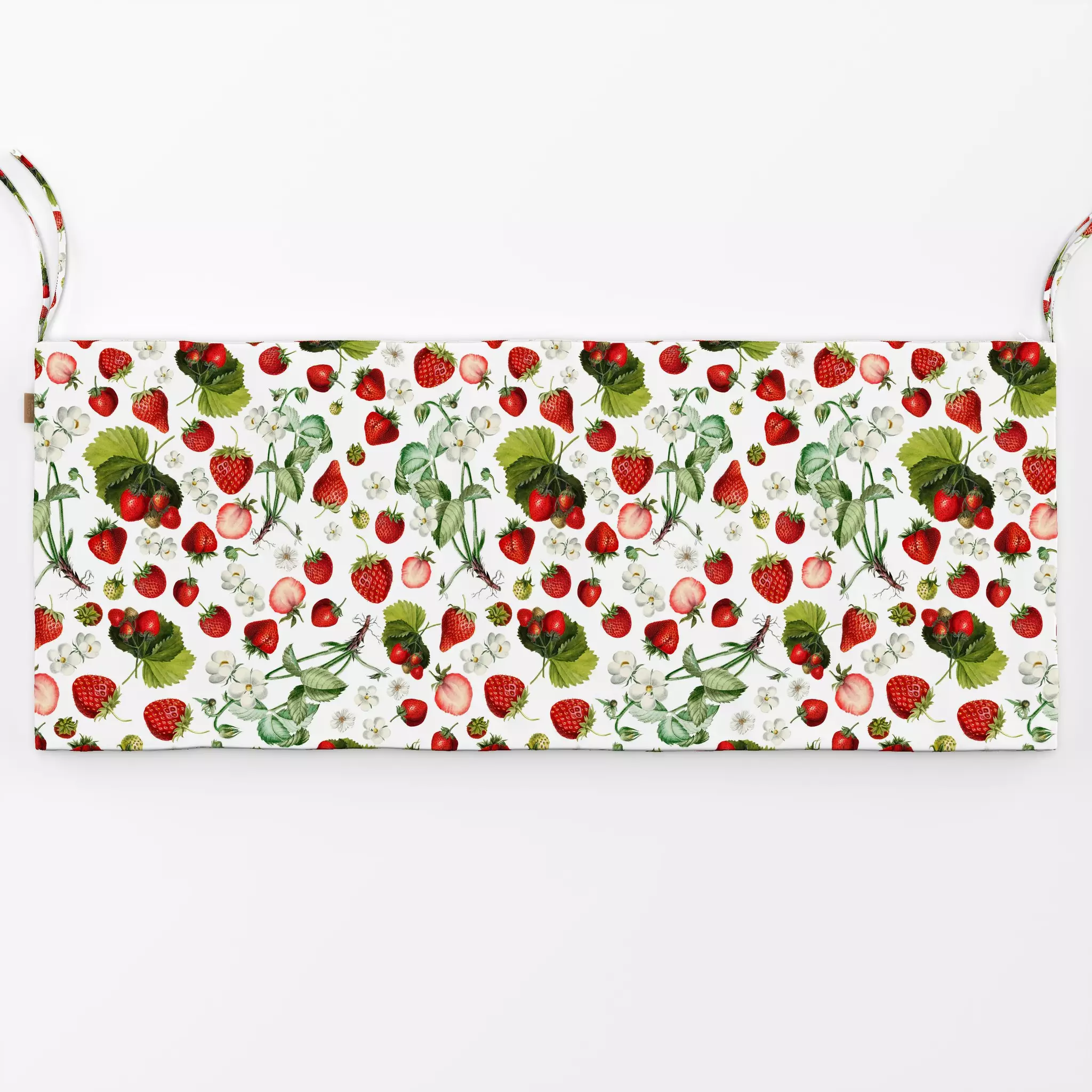 Bankauflage Vintage Erdbeeren - Blumen & Florales - von „Uta Naumann"; Obst, Natur, skandinavisch, Garten, Erdbeeren, Frücht...