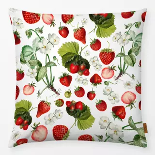 Kissen Vintage Erdbeeren