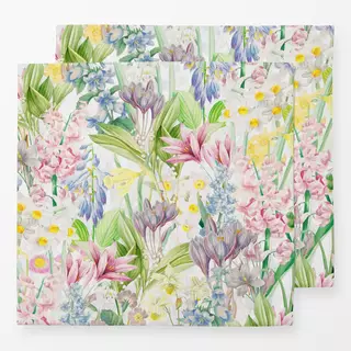 Servietten Frühlings Vintage Blumen