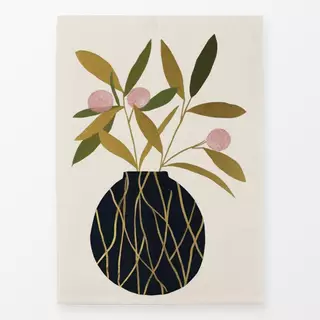 Geschirrtücher Blumen in Vase 1