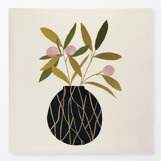Tischdecke Blumen in Vase 1
