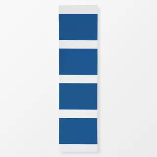 Tischläufer Blau Weiße Blockstreifen 1