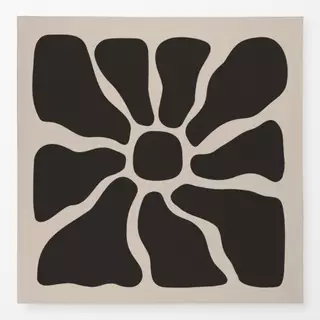 Tischdecke Blockprint Sommer Blumen 3