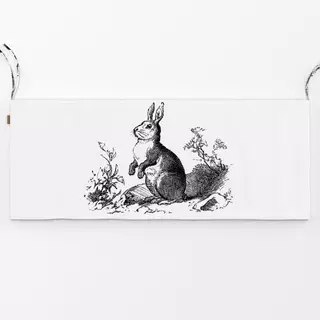 Bankauflage Nostalgischer Osterhase