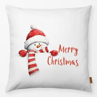 Kissen Schneemann Merry Christmas