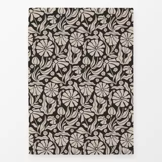 Geschirrtücher Blockprint Sommer Blumen 8