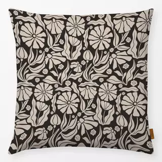 Kissen Blockprint Sommer Blumen 8