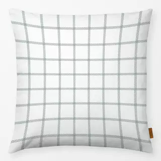 Kissen Karo graublau 1