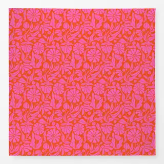 Tischdecke Sommer Blumen Pink 2