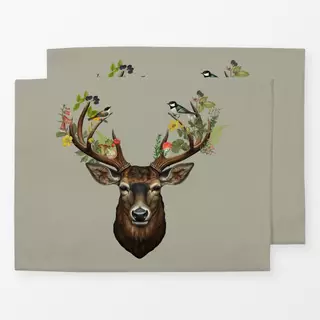 Tischset König des Waldes