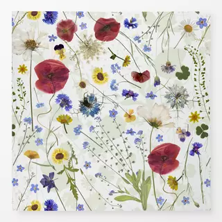 Tischdecke Getrocknete Blüten Mittsommer