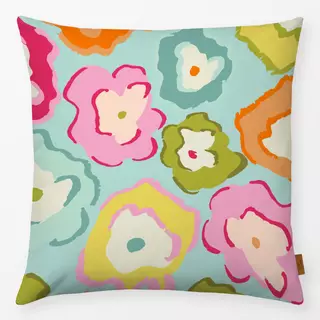 Kissen Bunter Blumen Sommer Garten