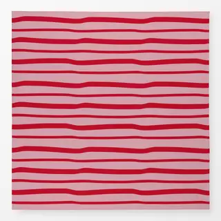 Tischdecke Querstreifen Rot Pink