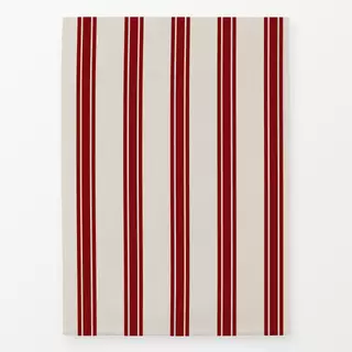 Geschirrtücher Weihnachtsstreifen 1 rot beige