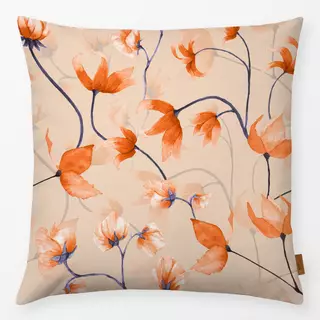 Kissen Orange Frühlingsblüten