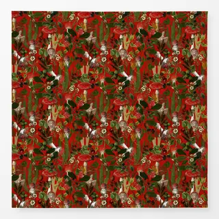 Tischdecke Dunkel Rot