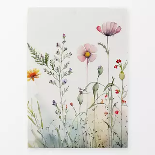 Geschirrtücher Wasserfarben Wildblumenwiese 3
