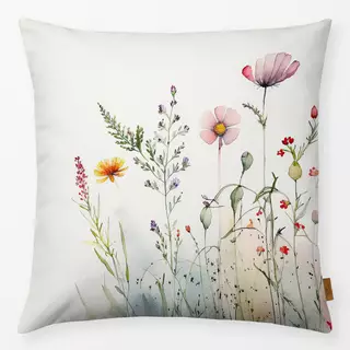 Kissen Wasserfarben Wildblumenwiese 3
