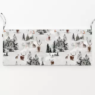 Bankauflage Winter Wunderland