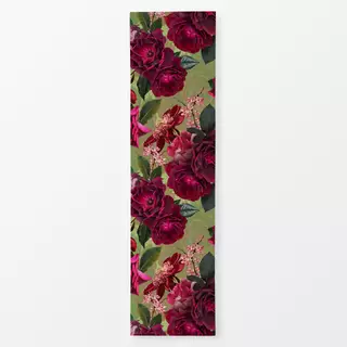 Tischläufer Vintage Sommer Rosen Garten