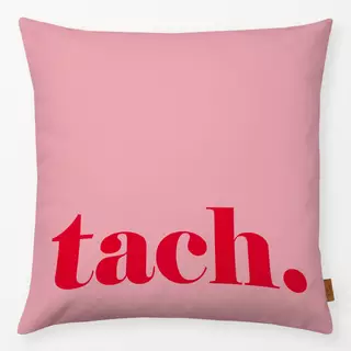 Kissen Tach Typografie