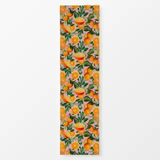 Tischläufer Orangen Sommer pink