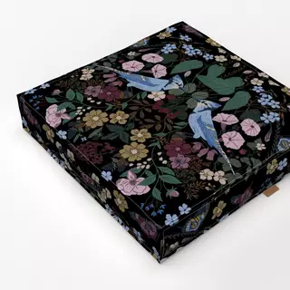 Bodenkissen Victorian Garden Birds | dark