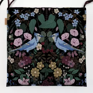 Sitzkissen Victorian Garden Birds | dark