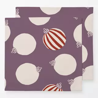 Servietten XMAS | Kugel Punkte