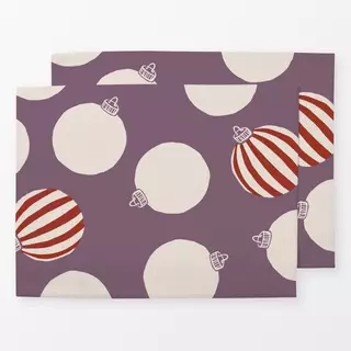 Tischset XMAS | Kugel Punkte