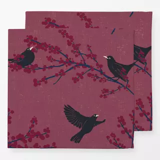 Servietten Chirping Beauties rose