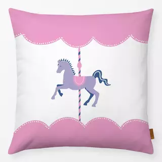 Kissen Vintage Karussell | pink