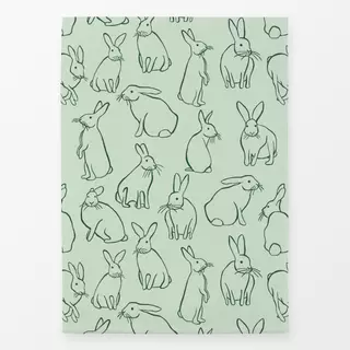 Geschirrtücher Bunnies Green