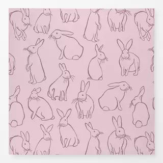 Tischdecke Bunnies Rose