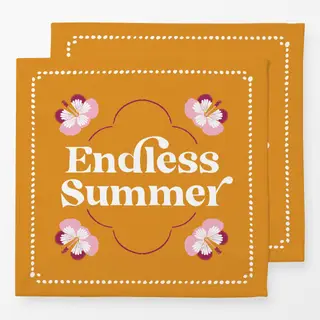 Servietten Endless Summer gelb