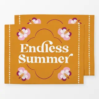 Tischset Endless Summer gelb