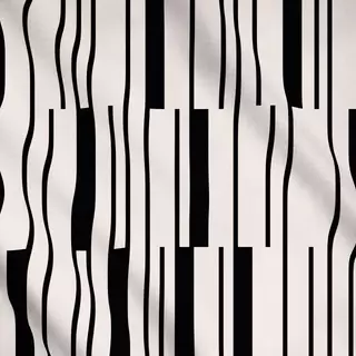 Meterware Lines & Stripes | schwarz