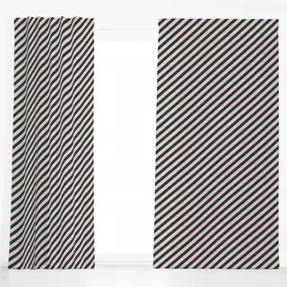 Dekovorhang Candy Stripes | grün rosa