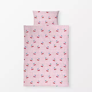 Bettwäsche Cherries & Gingham Allover