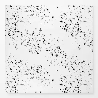 Tischdecke Kleckse schwarz