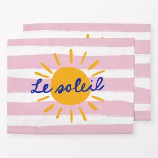 Tischset Le soleil